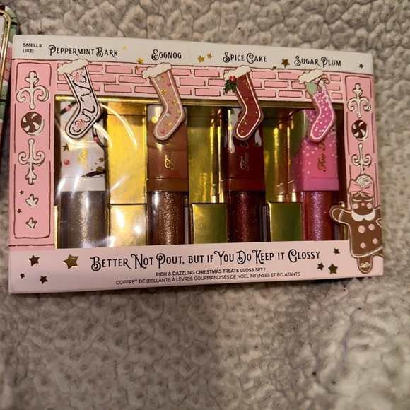 Too Faced Sugar Pop Eyeshadow Palette & Better Not pout If You Do Keep It Glossy - Picture 2 of 11